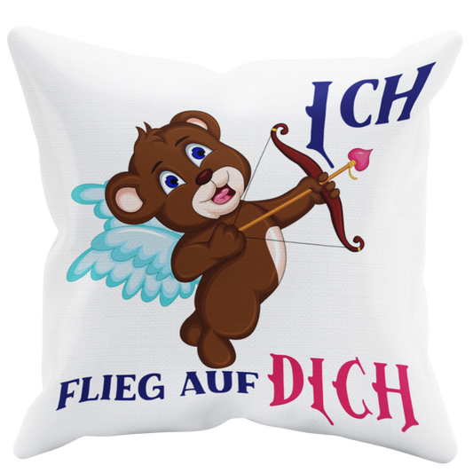 Kissen "Ich flieg auf Dich" Handmade-Lifestyle
