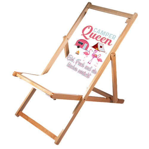 Liegestuhl Camping "Camper Queen" Handmade-Lifestyle