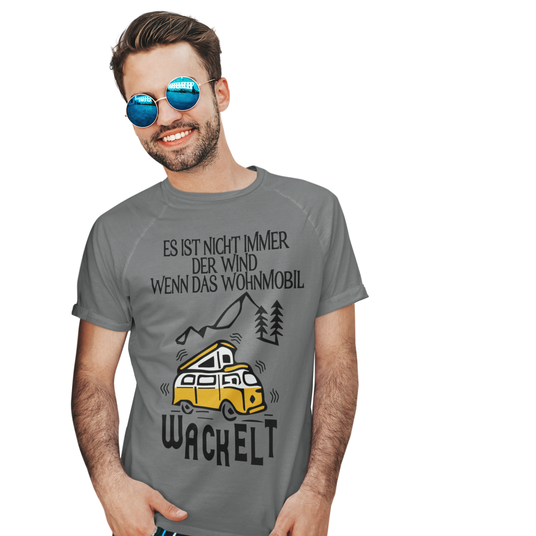 T-Shirt "Wohnmobil wackelt" Handmade-Lifestyle