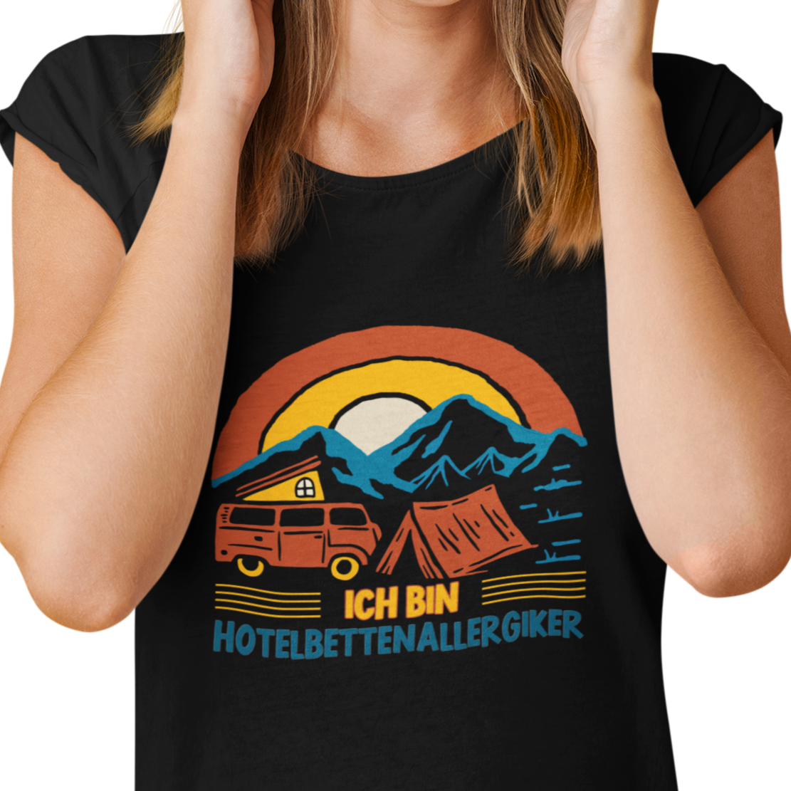 T-Shirt "Hotelbettenallergiker" Handmade-Lifestyle